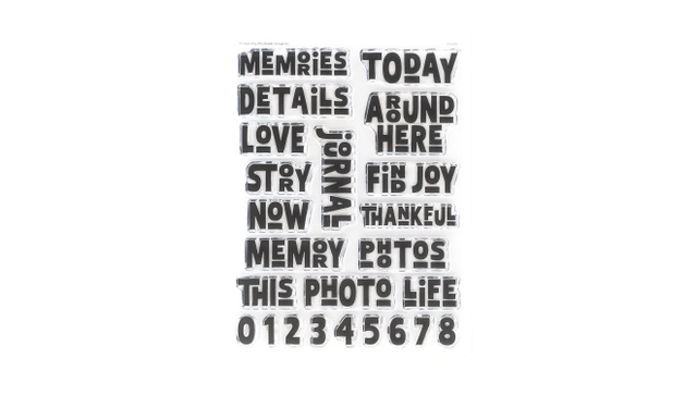 Stamps Are Fun 6×8 Stamp Set - July 2026, 1 of 2
