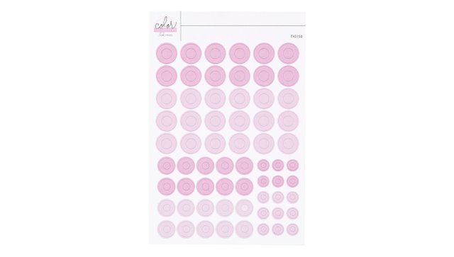 Color Collective 4×6 Mini Reinforcer Stickers - Pinkity, 1 of 1
