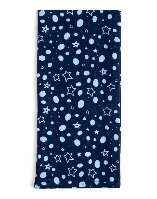 Blue Star Dots Tea Towel, 2 of 2