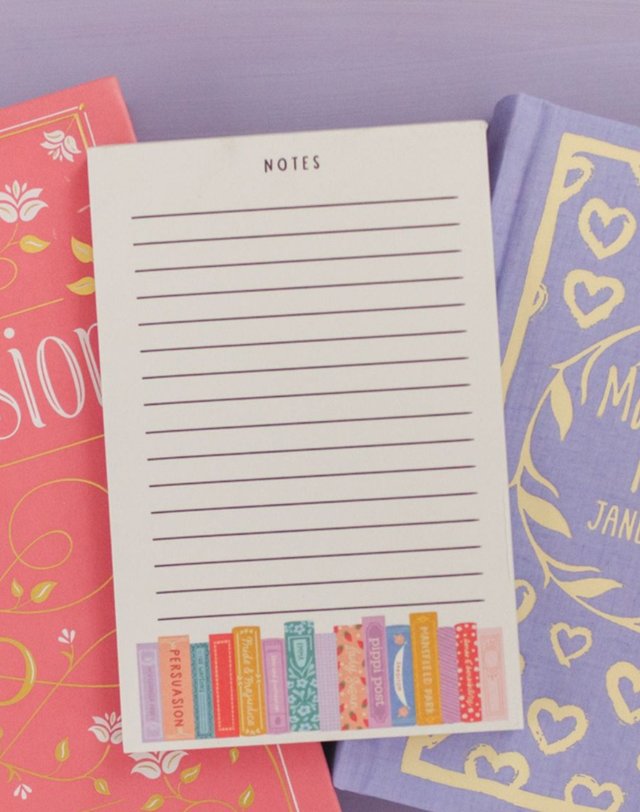 Jane Austen Books Notepad, 4 of 6