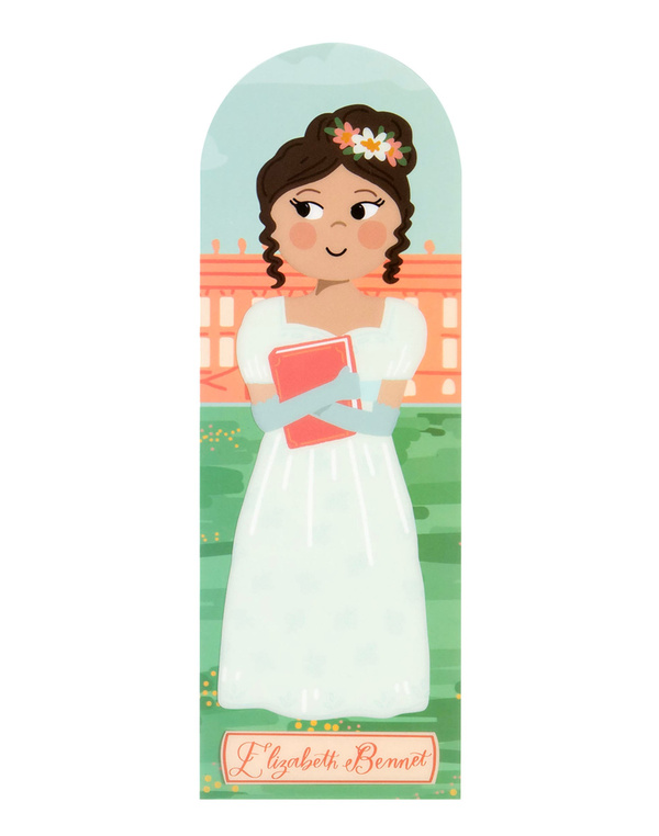 Pride and Prejudice Elizabeth Bennet Transparent Bookmark, 3 of 3