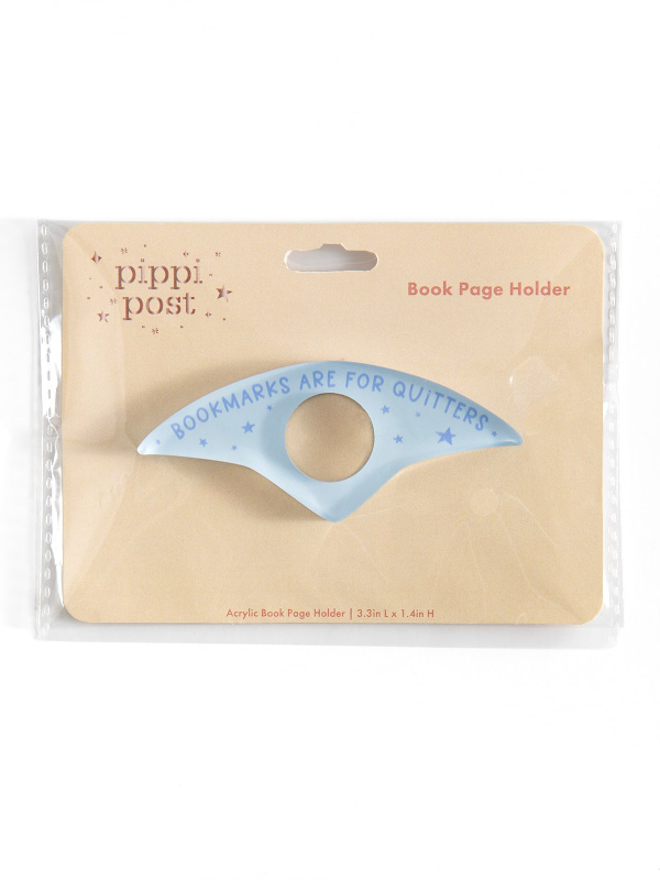 Bookmarks Are For Quitters Thumb Book Page Holder, 6 of 6