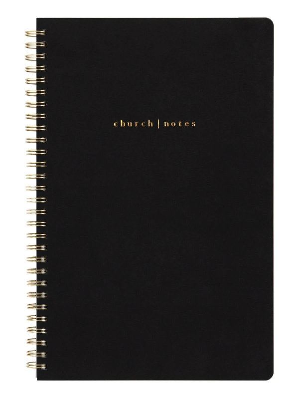 Black Bible Study Spiral Notebook with Reference Maps, 1 of 9