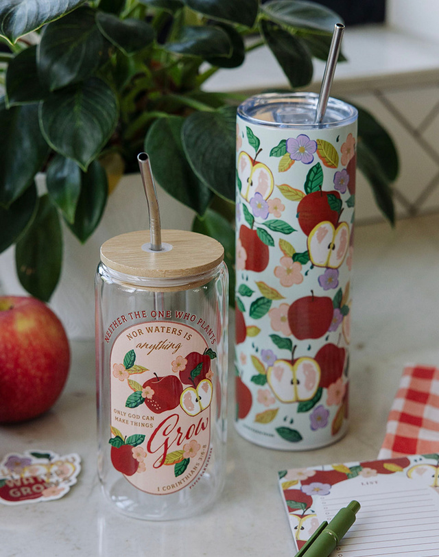 Apple Faith Glass Can, 3 of 5