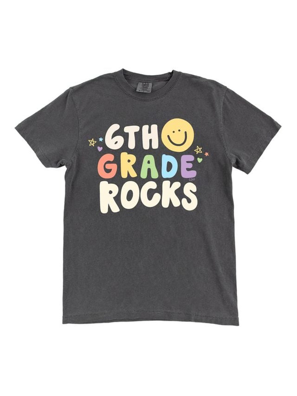 6th Grade Rocks Tee - Pepper, 4 of 4