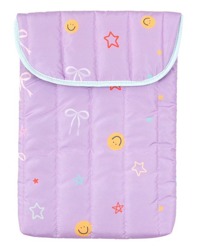 Smiley Faces & Coquette Bows Laptop Sleeve, 1 of 7