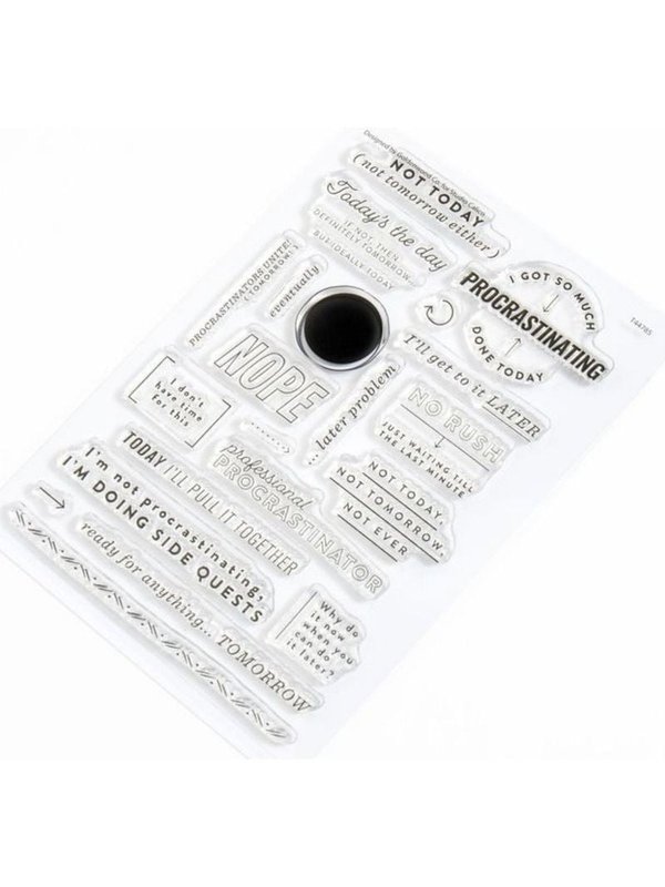 Stamp Set : 4×6 Procrastinator , 2 of 3