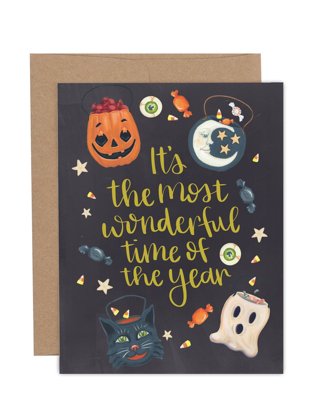 Most Wonderful Time Of The Year Halloween Greeting Card, 1 of 1