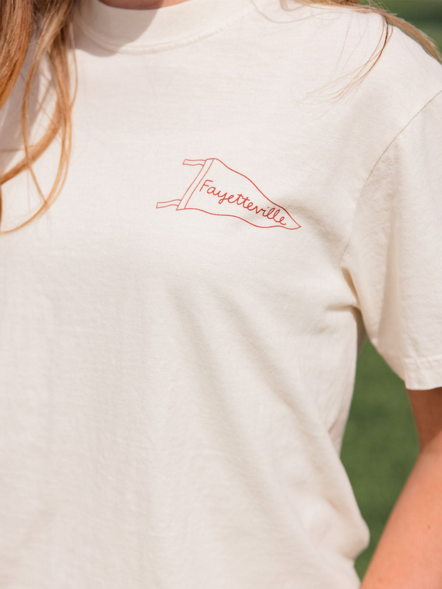 Fayetteville Football Game Day Tee - Ivory, 2 of 5