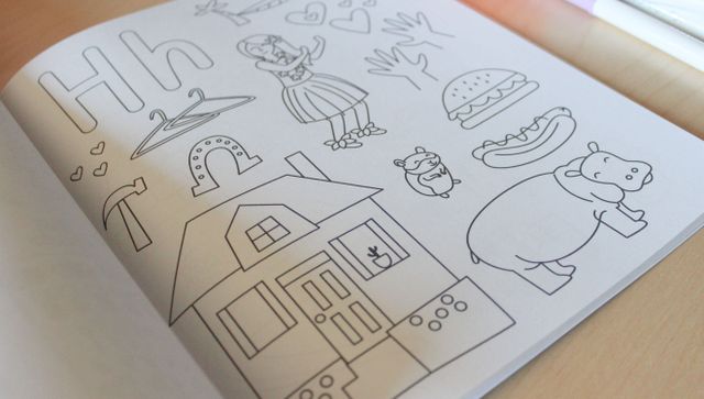 Alphabet Coloring Book, 5 of 6