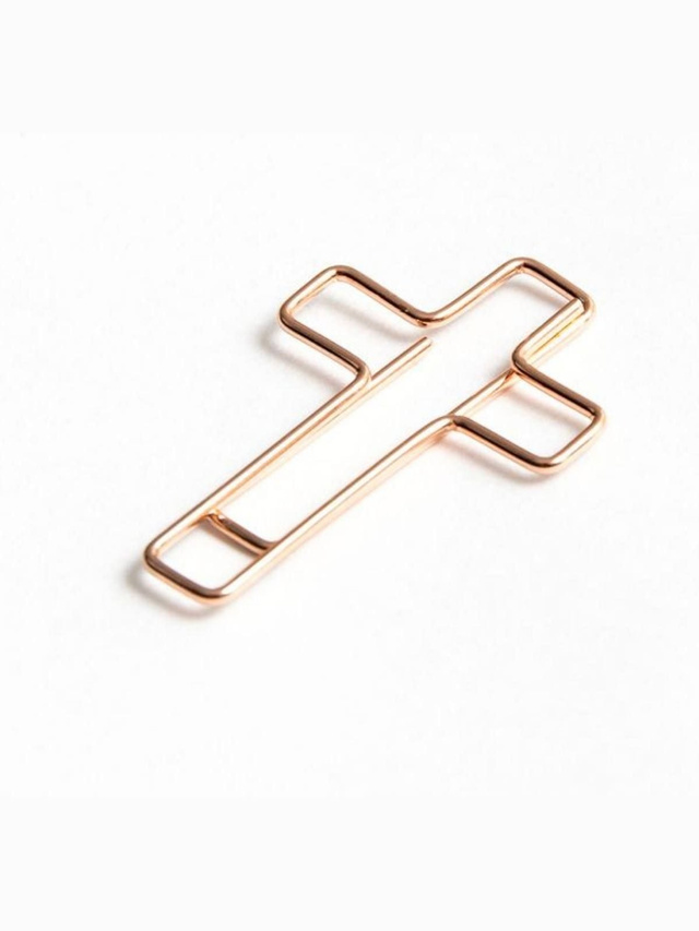 Gold Cross Paperclips, 2 of 5
