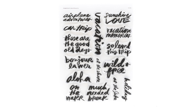 Stamp Set : 6×8 Vacation , 1 of 2