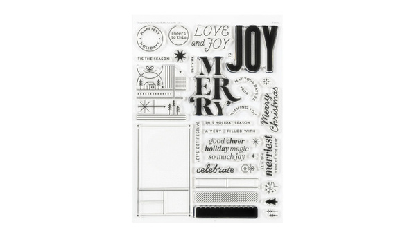 Christmas Gift Tags 6×8 Stamp Set by In A Creative Bubble, 1 of 2