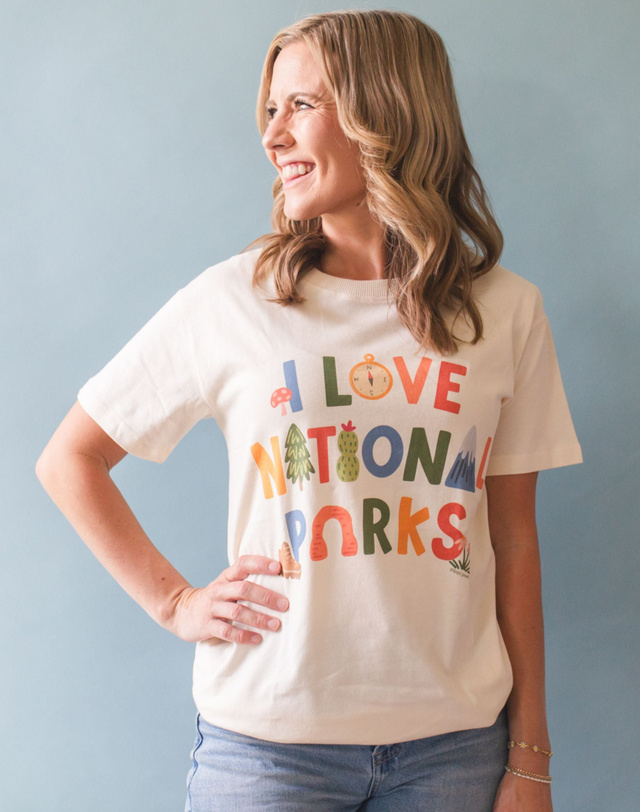 I Love National Parks Tee - Ivory, 1 of 6