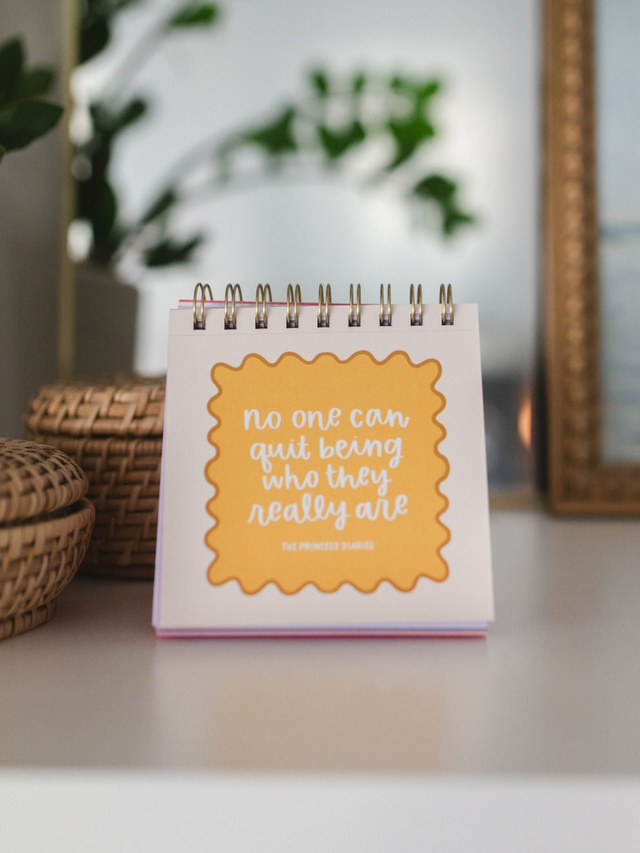 52 Weeks of Rom Com Quotes Desk Flip Calendar, 3 of 7