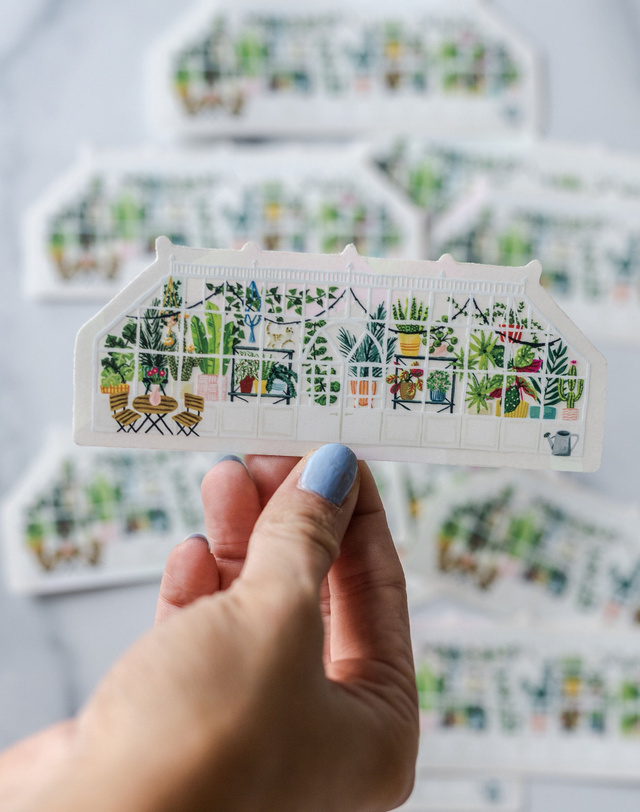 Greenhouse Sun Catcher Decal Sticker, 2 of 5
