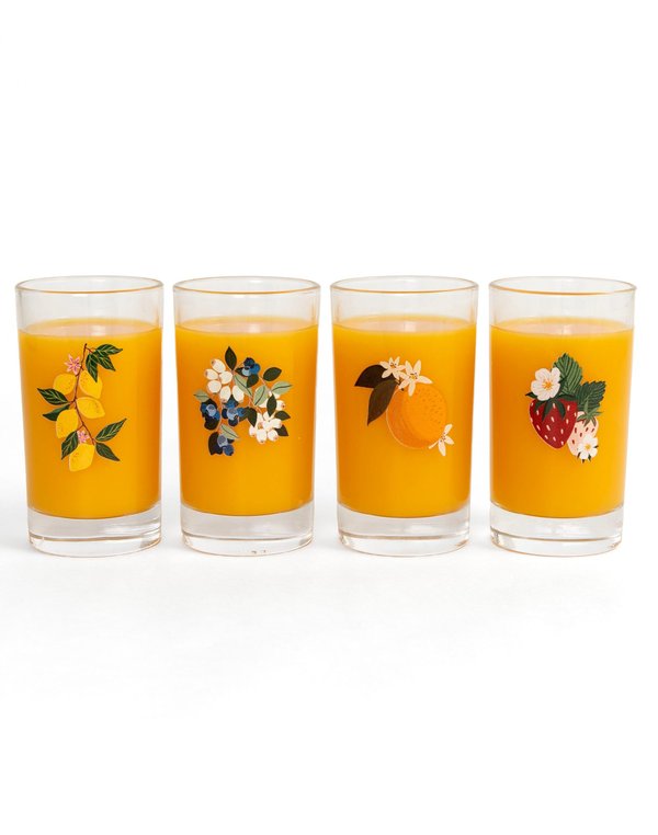 Berry & Citrus 6oz Mini Juice Glass Set, 1 of 4