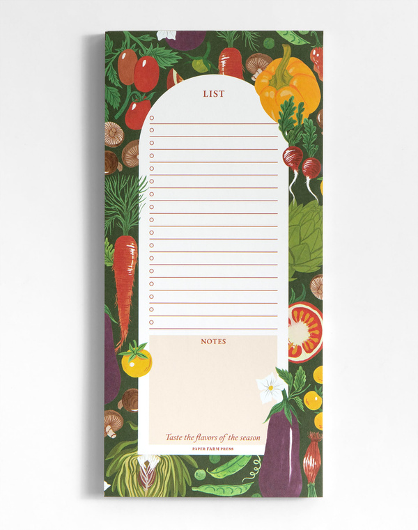 Farmers Market List Notepad, 3 of 4