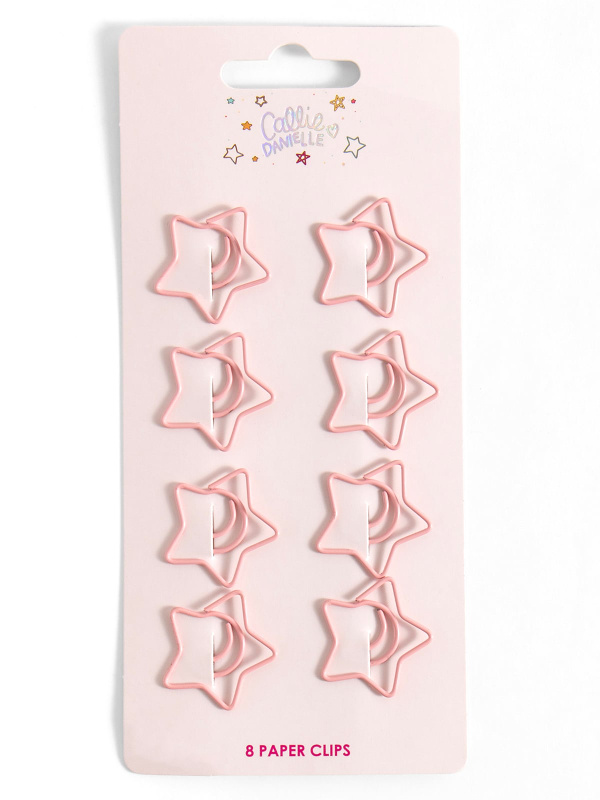 Cosmic Cuties Star & Moon Paper Clips – Set of 8, 1 of 2