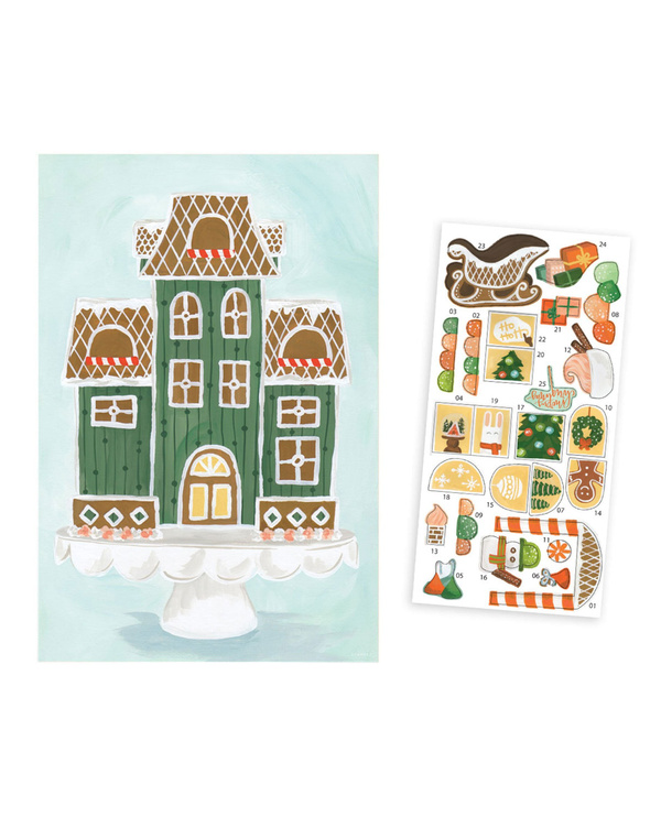 Christmas Countdown Calendar - Gingerbread House, 3 of 8