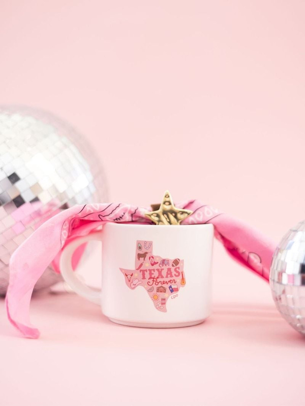 Texas Forever Western Icons Large Ceramic Mug, 2 of 2