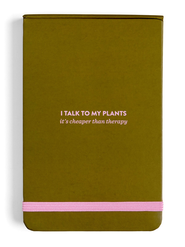 I Talk To My Plants Lined Pocket Notepad, 1 of 3
