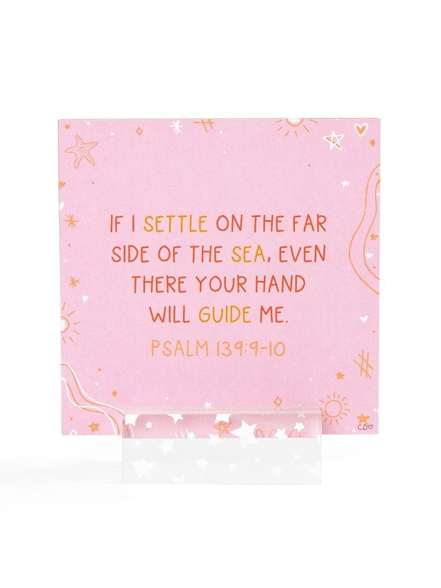 Verses for the Beach – Bible Verse Card Set + Display Stand, 6 of 8