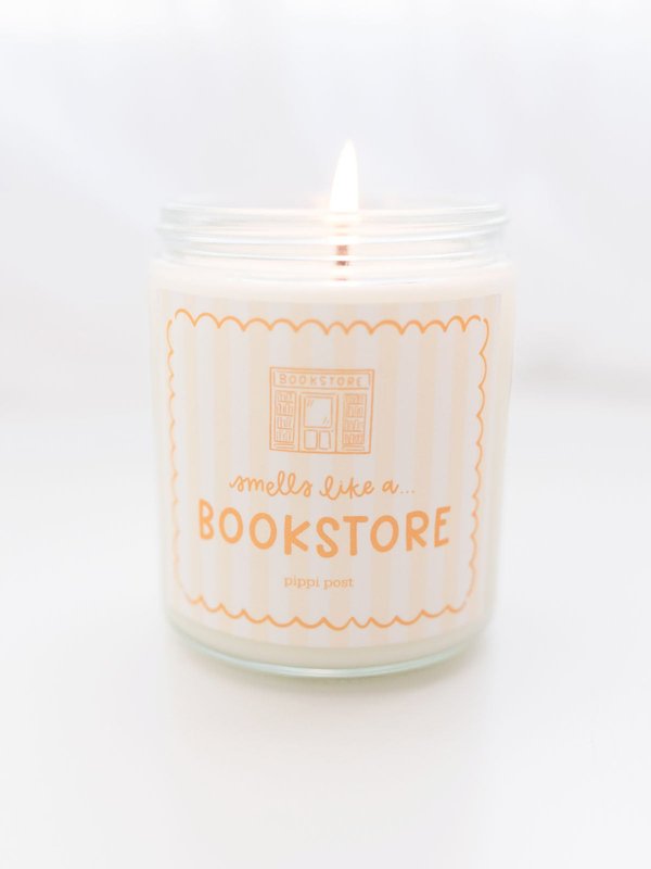 Smells Like a Bookstore Scented Soy Hand-Poured Candle, 2 of 5