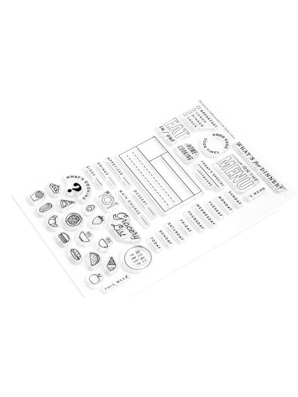 Stamp Set : 4×6 Meal Planner by Goldenwood Co, 2 of 6