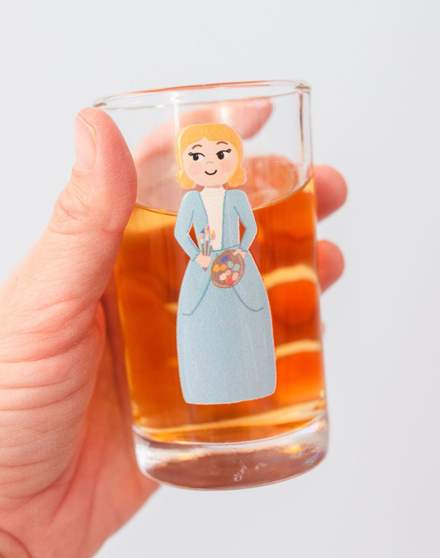 Little Women Amy March Mini Juice Glass, 1 of 2