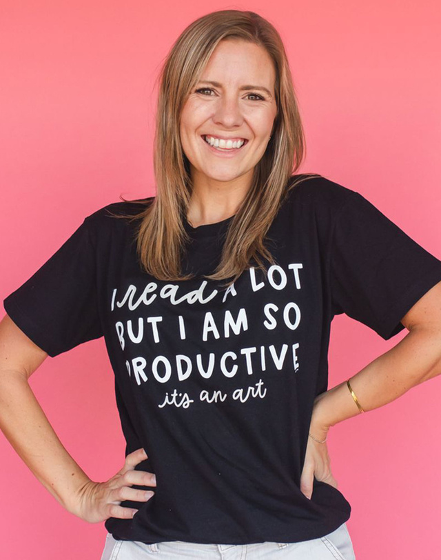 I Read A Lot - Pippi Tee - Black, 1 of 3