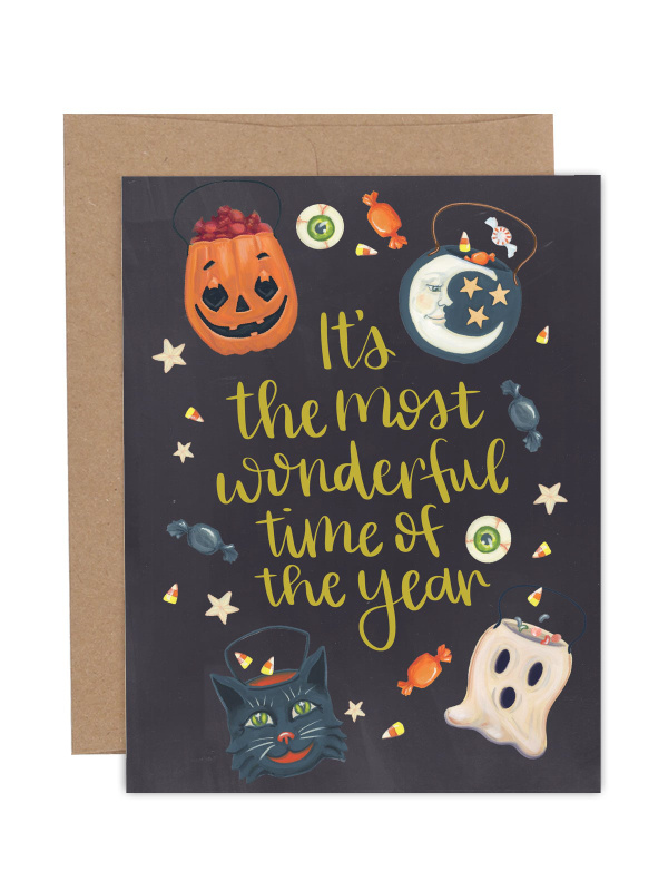 Most Wonderful Time Of The Year Halloween Greeting Card, 1 of 1