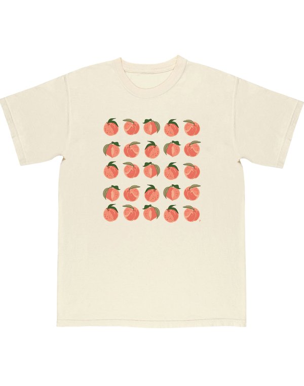 Peach Blossom Tee - Ivory, 3 of 4