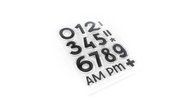 Numbers Are Awesome #5 4×6 Stamp Set, 2 of 2