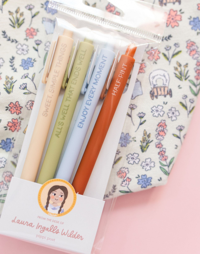 Little House On The Prairie Laura Ingalls Wilder Pen Set, 3 of 6
