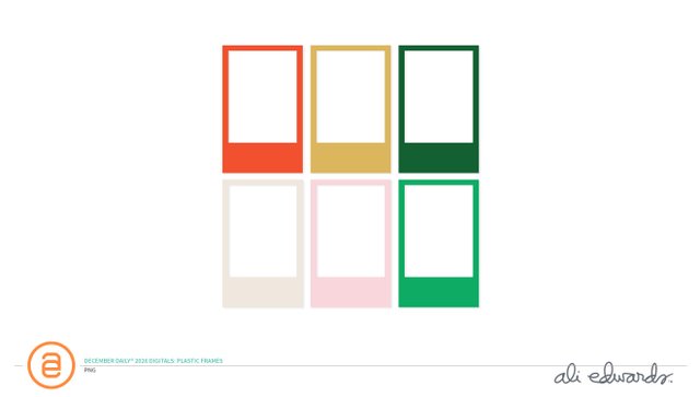December Daily® 2026 Digital Plastic Frames, 1 of 1