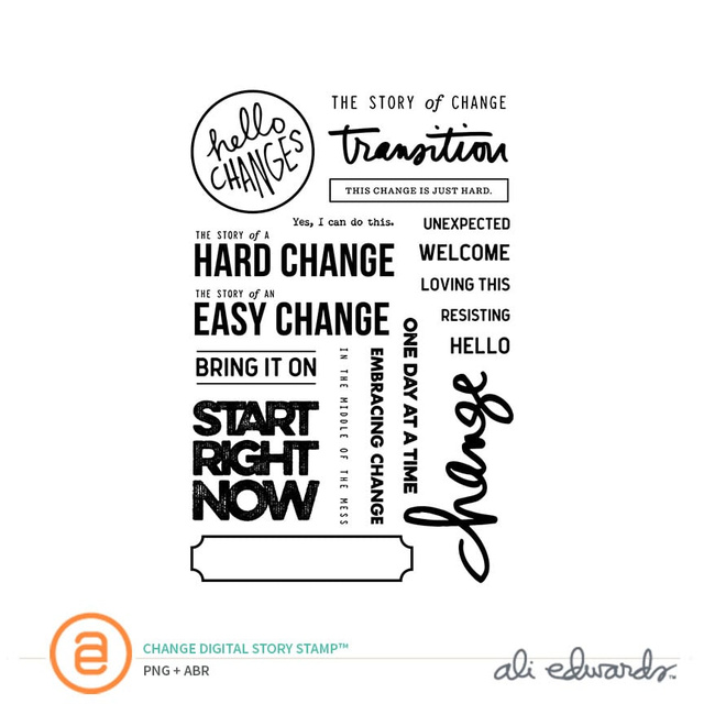 Change Digital Story Stamp™, 1 of 1