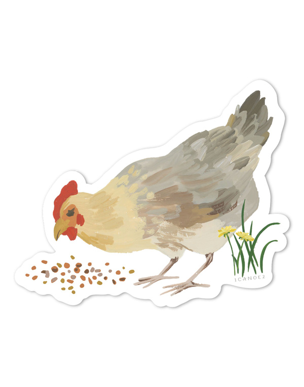Orpington Chicken Decal Sticker, 1 of 2