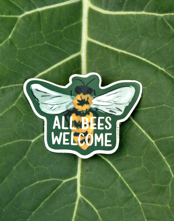 All Bees Welcome Decal Sticker, 2 of 4