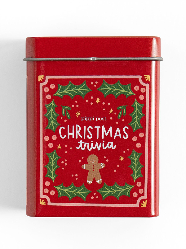Christmas Trivia Game - Deck of Cards + Storage Tin, 5 of 8