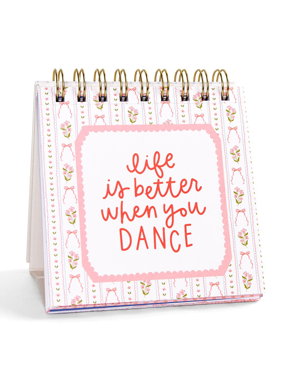 52 Weeks of Encouragement for Dancers - Desk Flip Calendar, 3 of 6