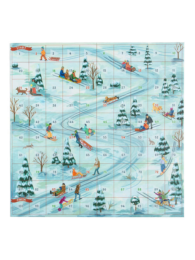 Winter Slopes Family Board Game – Snowy Climb & Slide, 6 of 7