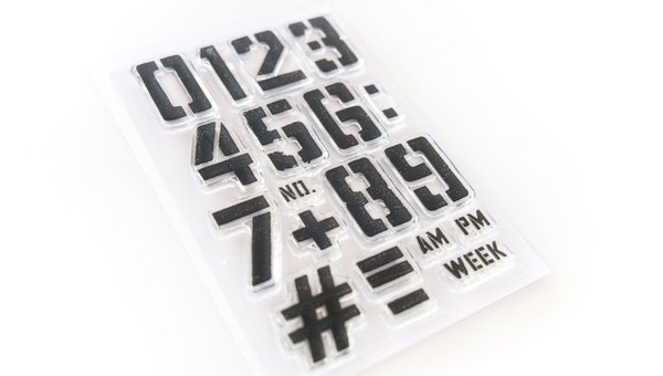 Numbers Are Awesome #11 4×6 Stamp Set, 2 of 2