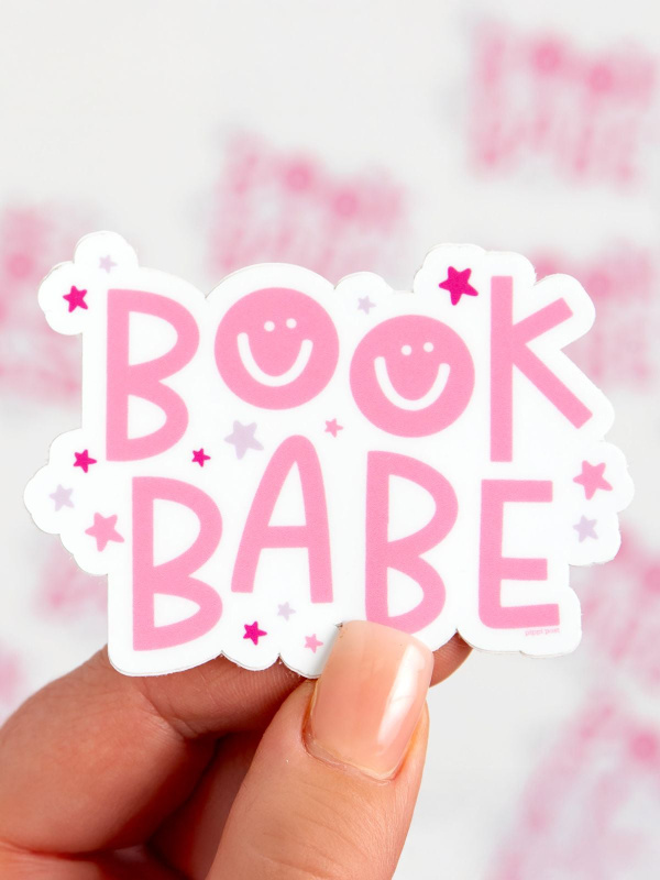 Book Babe Decal Sticker, 1 of 3