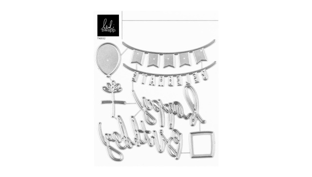 Metal Die Set : Birthday, 1 of 5