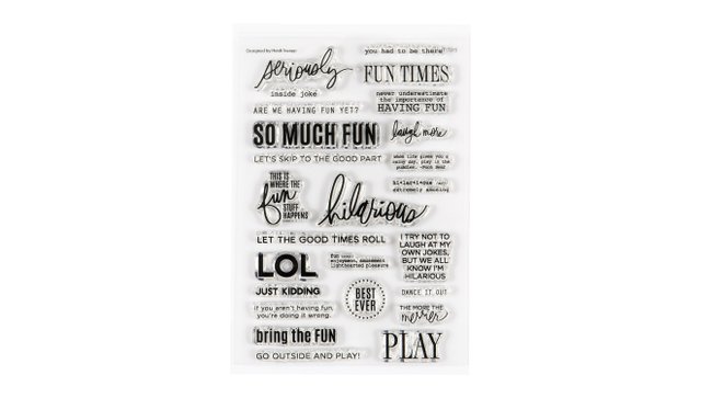 Stamp Set : 4×6 Funnest, 1 of 4