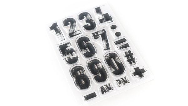 Numbers Are Awesome #7 4×6 Stamp Set, 2 of 2