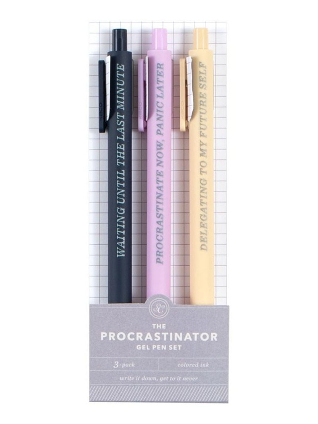 The Procrastinator Gel Pen Set, 1 of 3