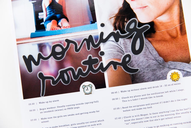 Morning Routine, 2 of 4