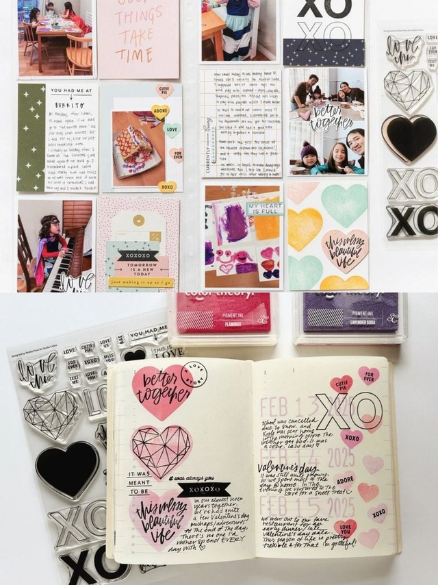 Stamp Set : 6×8 Currently Loving , 4 of 4